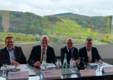 Gesprächspartner Ansgar Schmitz, Vorsitzender Rolf Haxel