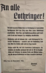 Aufruf an die Elsässer